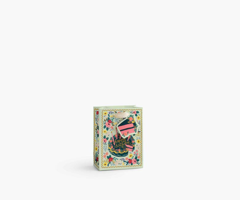 美國 RIFLE PAPER 包裝提袋/ S/ Floral Cake
