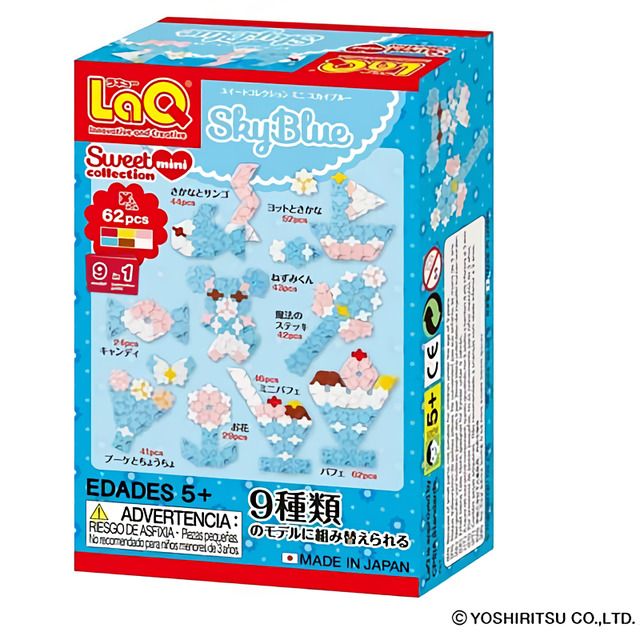 LaQ Q版女孩/ Sky Bule/ 62pcs