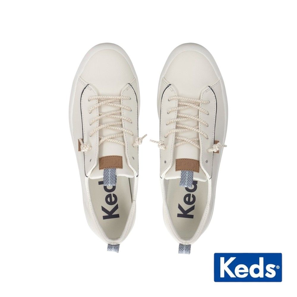 【KEDS】KICKBACK LEATHER NAUTICAL 質感皮革休閒鞋 WH68602/ US 7 (24cm)