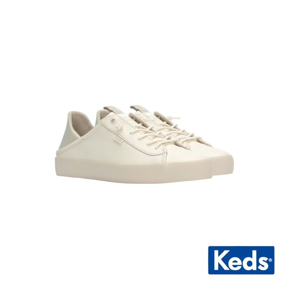 【KEDS】KICKBACK CRASHBACK LEATHER 皮革懶人鞋 棕 WH68418/ US 6.5 (23.5cm)