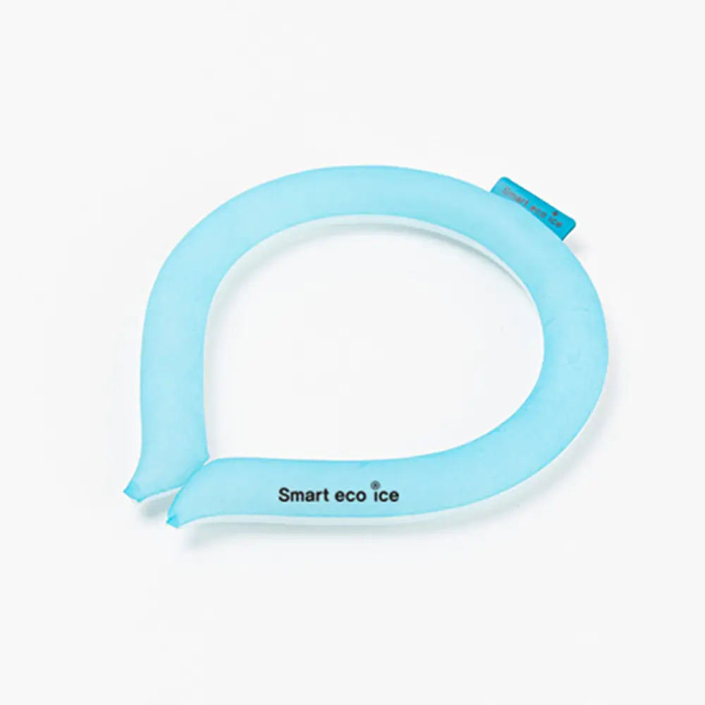 SMART ECO ICE 智慧涼感環｜全新涼感小物!大人小孩瞬感清涼-蘇打藍L