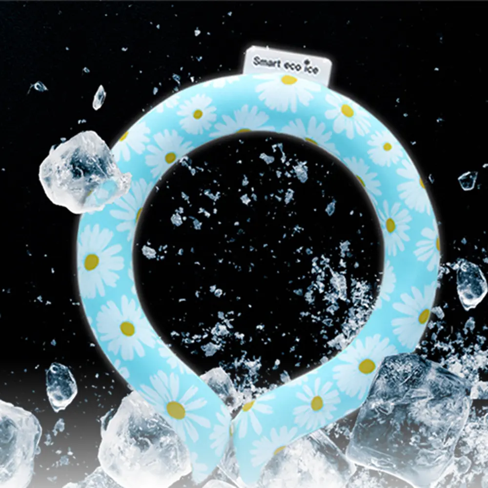 SMART ECO ICE 智慧涼感環｜全新涼感小物!大人小孩瞬感清涼-小雛菊M