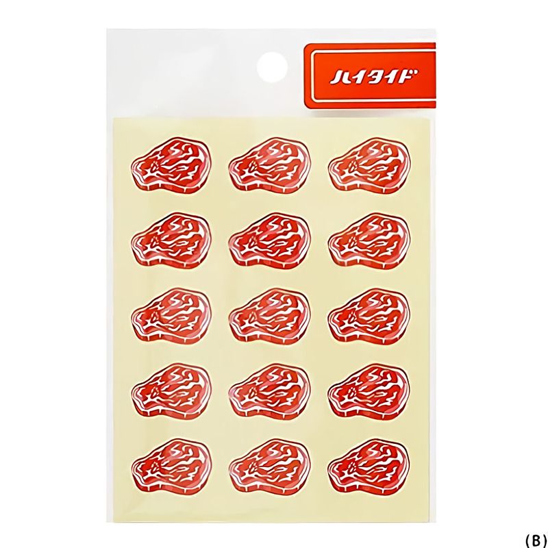 日本 HIGHTIDE New Retro 復古造型貼紙/ 肉食
