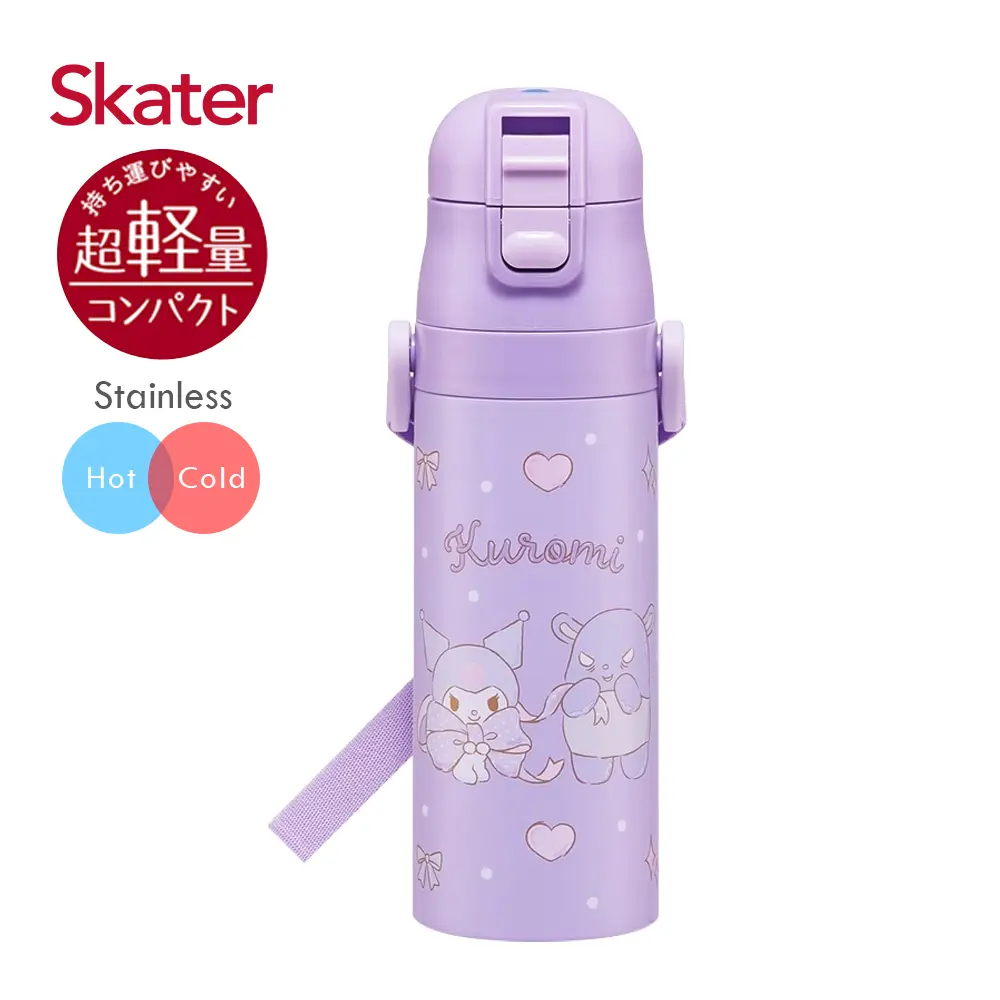 Skater不鏽鋼直飲保溫水壺/ 470ml/ 酷洛米Ribbon