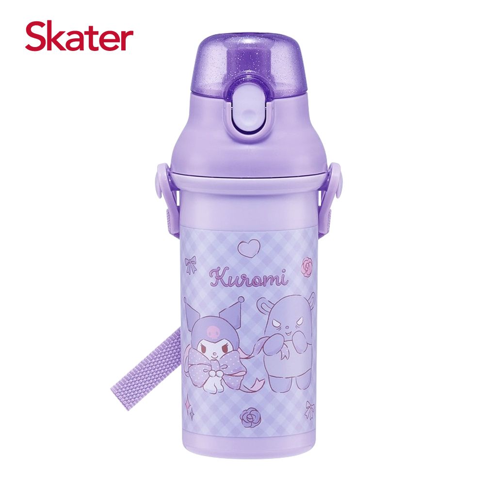 添加銀離子抗菌➤Skater銀離子直飲水壺/ 480ml/ 酷洛米Ribbon
