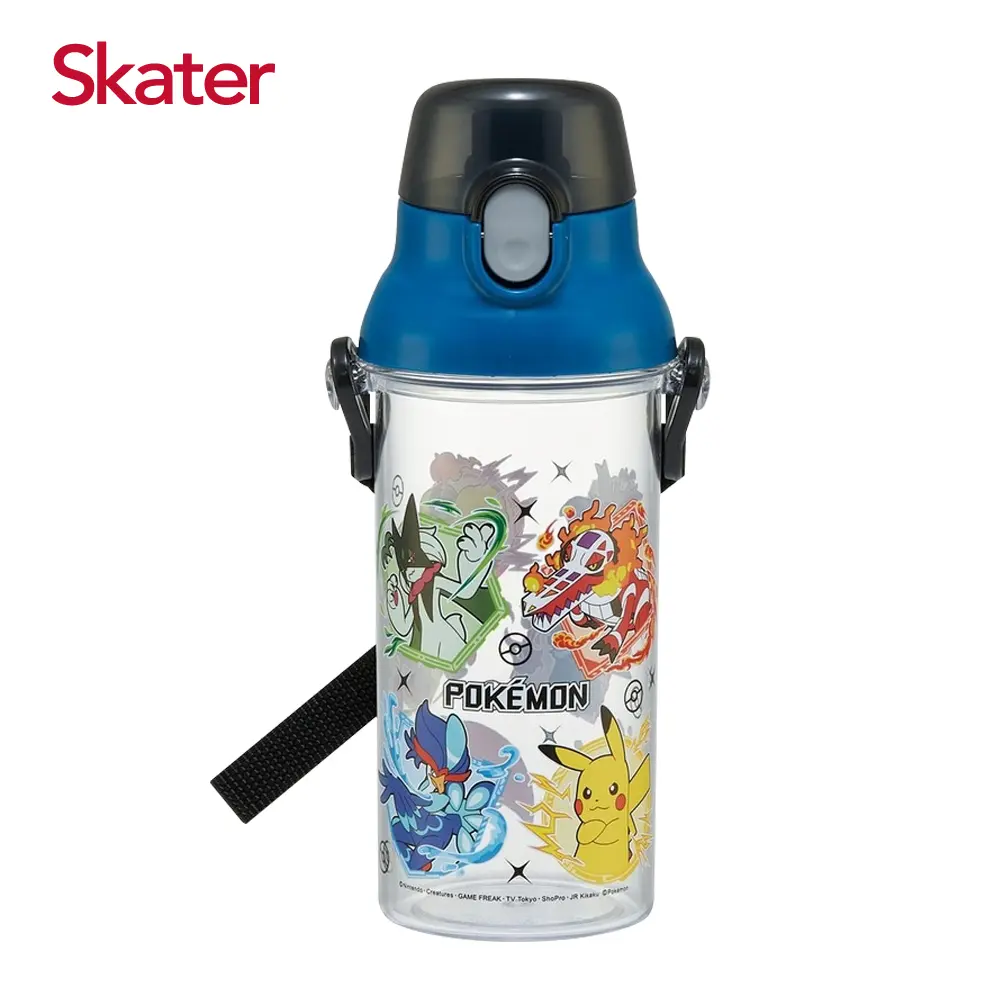 Skater直飲透明水壺/ 480ml/ 寶可夢Pokemon