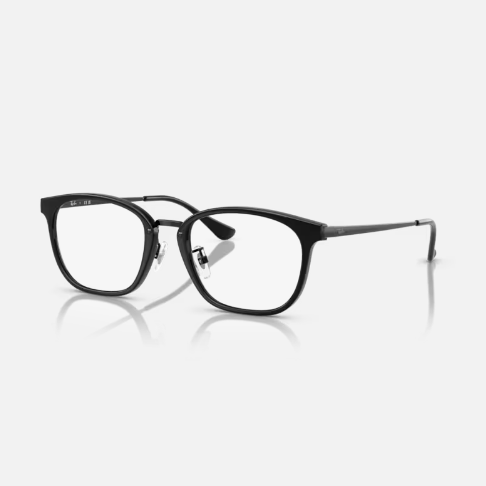 Ray Ban｜RX7247D-2000 方形膠框光學眼鏡/ 公司貨