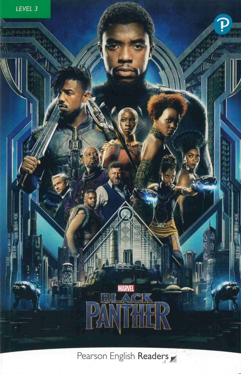 Pearson English Readers Level 3: Marvel-Black Panther with Audiobook and Ebook