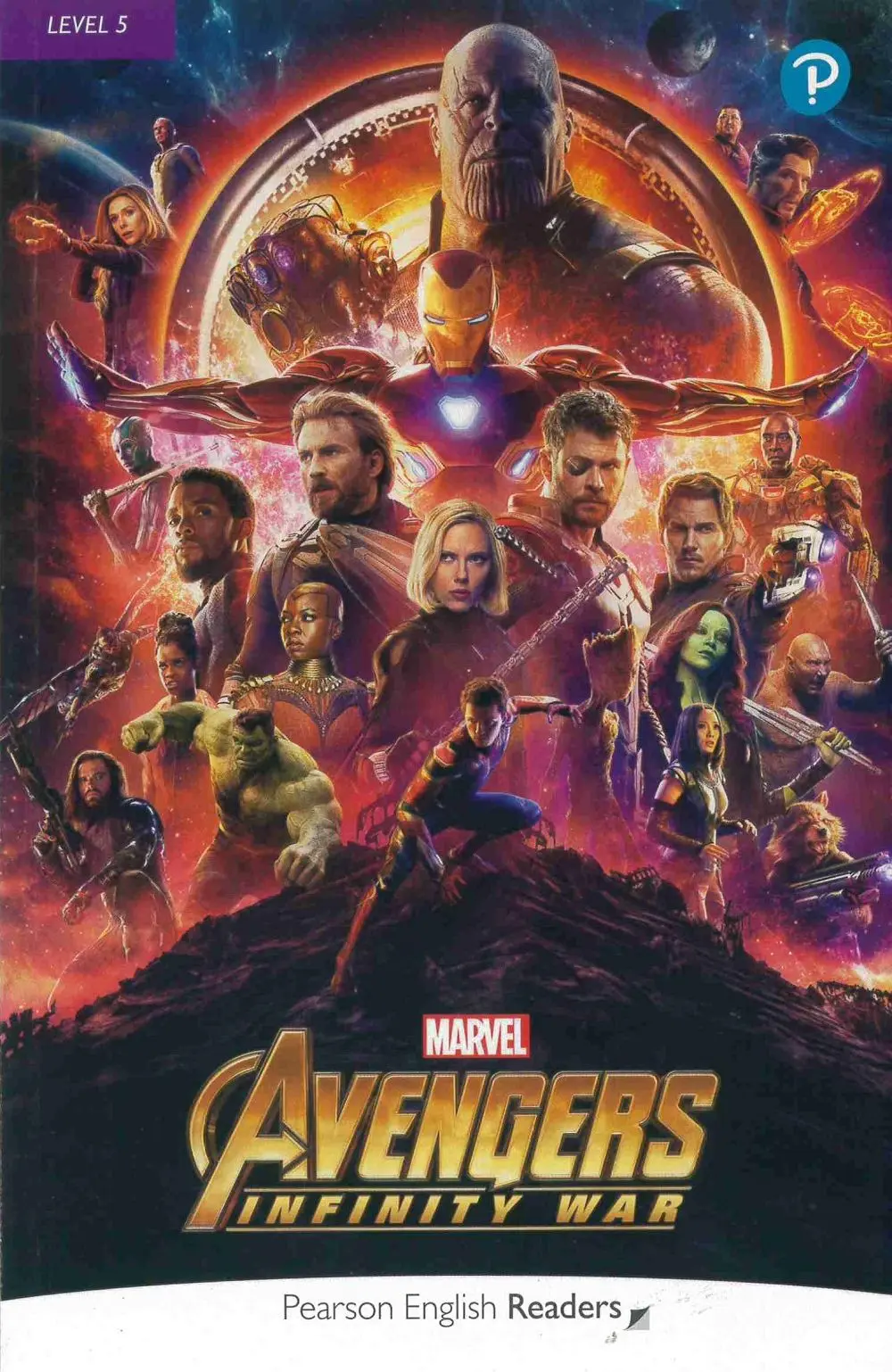 Pearson English Readers Level 5: Marvel-Avengers: Infinity War with Audiobook and Ebook