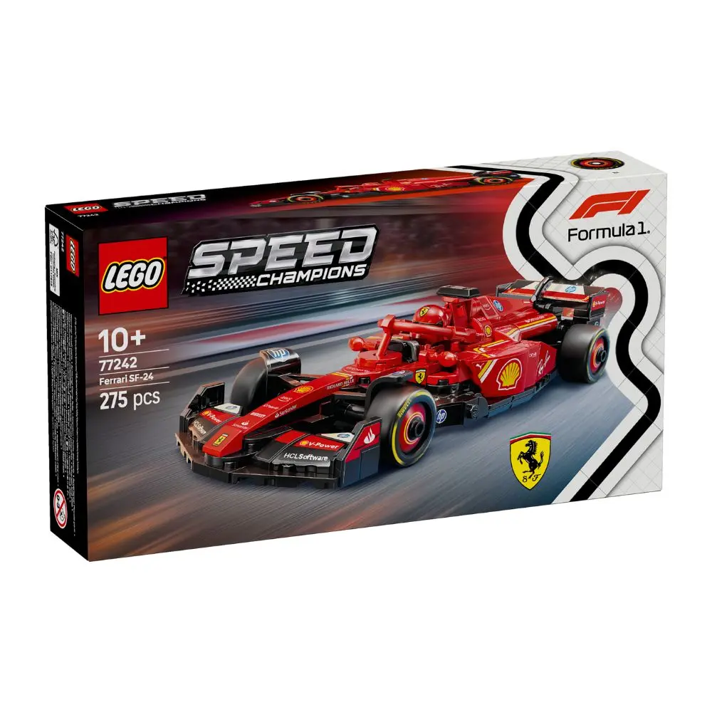 LEGO樂高積木/ 極速賽車/ 77242/ 法拉利SF-24 F1賽車