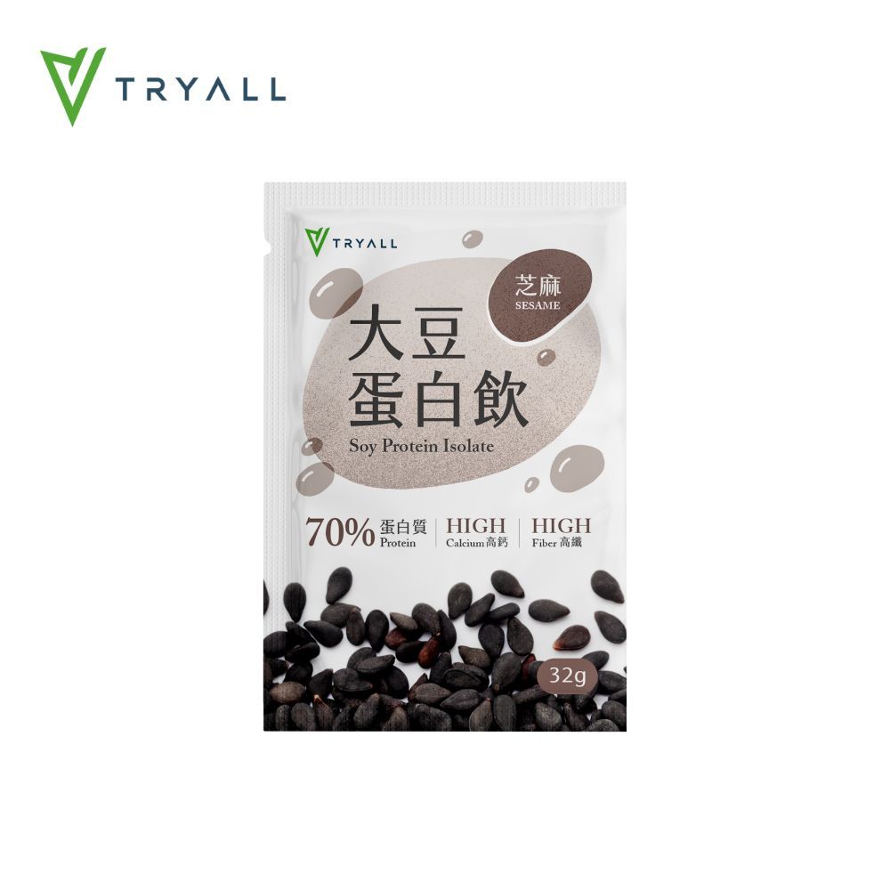 芝麻風味高纖高鈣大豆蛋白飲 (32g/包)/