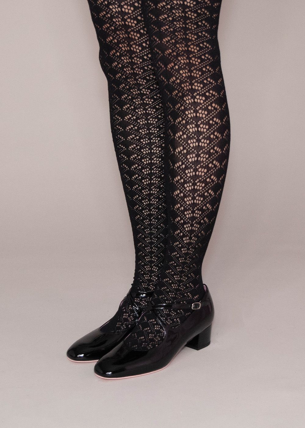 【誠品獨家】日本 KiwandaKiwanda Gena Stockings 透膚褲襪/ Black
