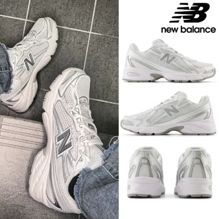[New Balance]復古鞋_U740WM2-D_中性_白銀色/ US7.0-25cm