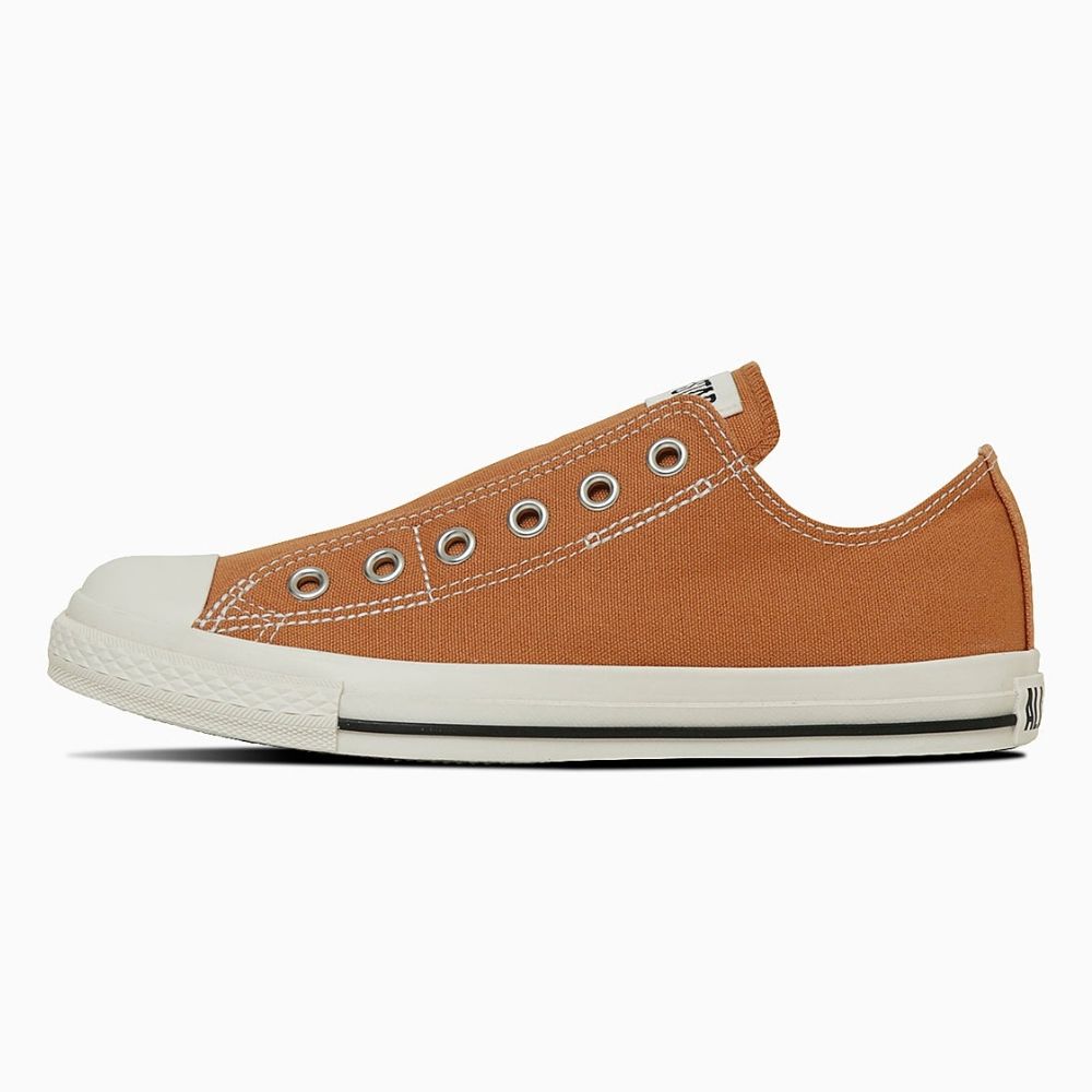 日本限定 Converse ALL STAR LP SLIP OX 低筒 薄底懶人帆布鞋 曬紅棕/ 30 cm