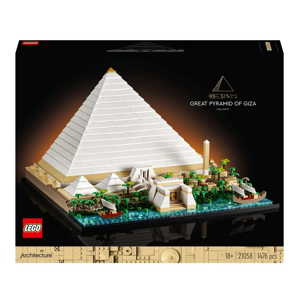 回到西元前一遊埃及➤LEGO樂高積木/ 建築系列/ 21058/ 埃及吉薩大金字塔