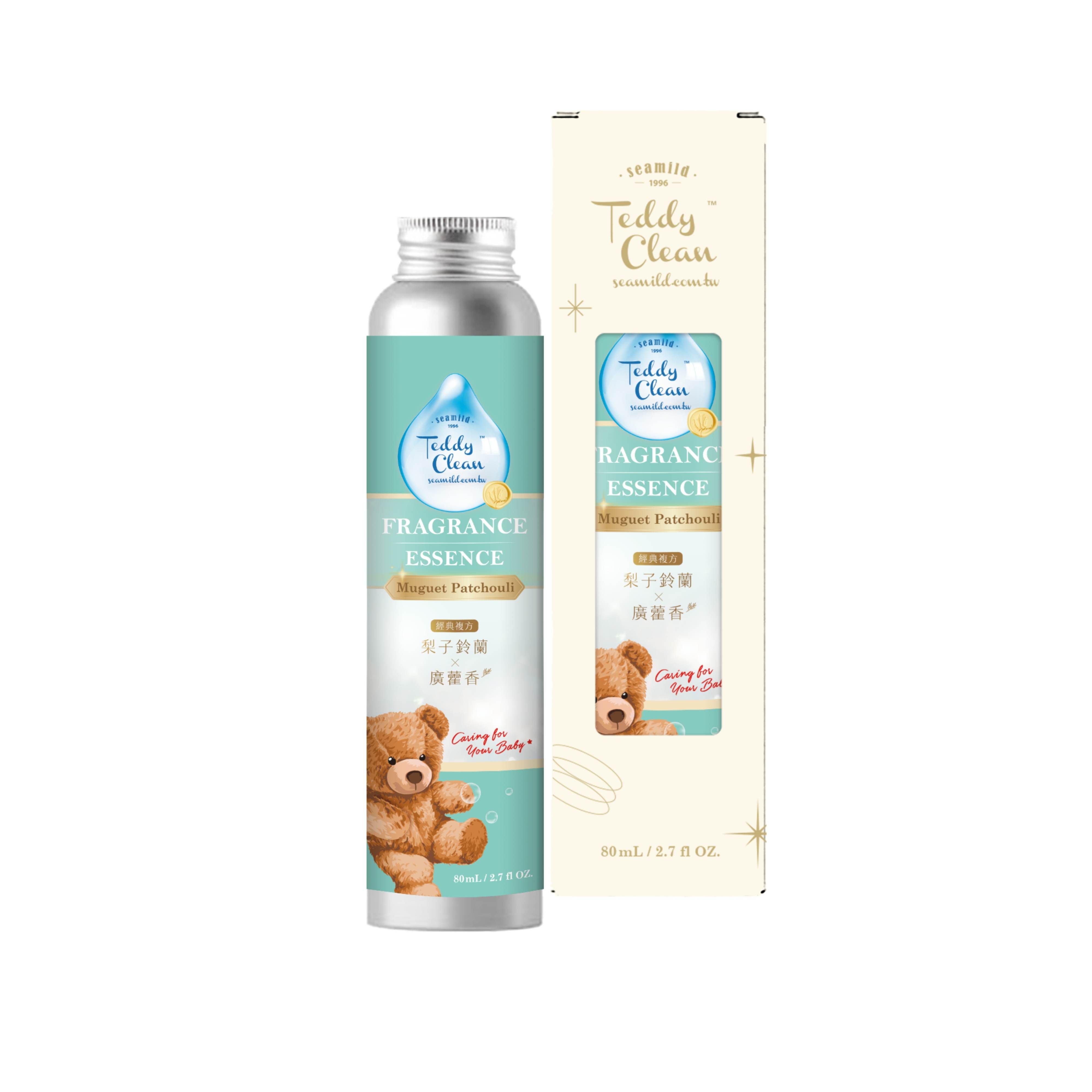 【清淨海】Teddy Clean純淨泰迪 植萃香氛精華露-鈴蘭廣藿 80ml(含盒)