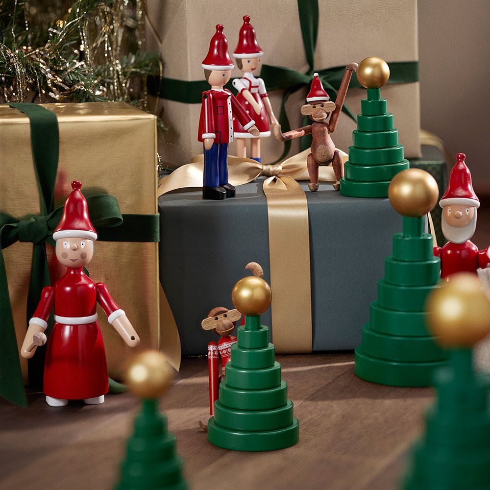 北歐櫥窗/Kay Bojesen Christmas tree 木頭聖誕樹 (H 13.5cm)