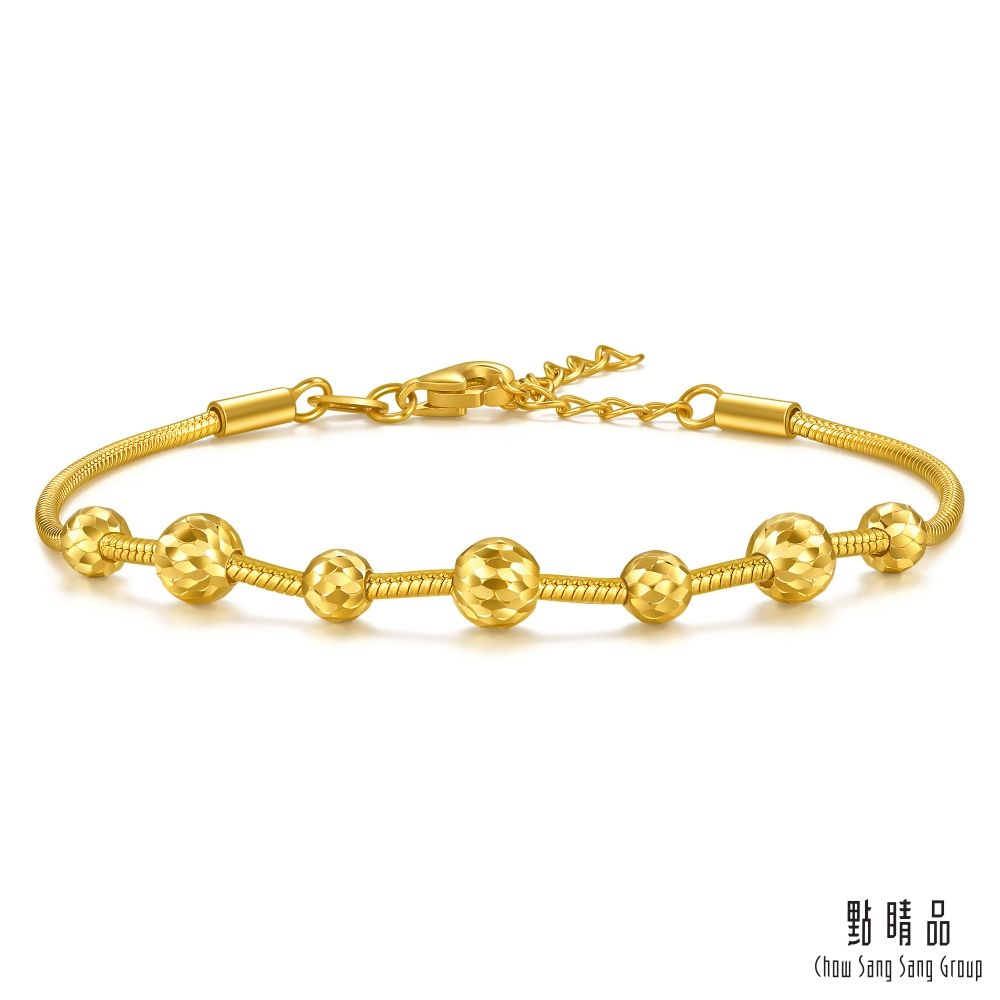 點睛品 金色派對 黃金手鍊_計價黃金