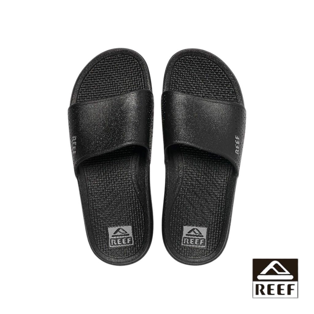 【REEF】OASIS SLIDE 一片式素面涼拖鞋 男款 CI9892/ US7 (25cm)