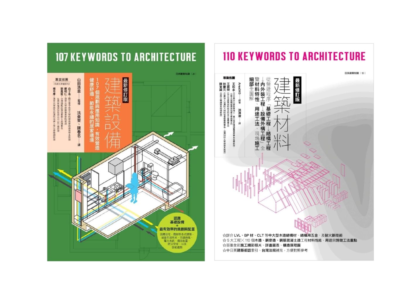 建築材料+設備套書: 建築設備+建築材料 (2冊合售)