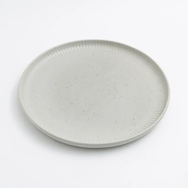 WAGA樸質灰點陶瓷盤/ 26cm/ 單品