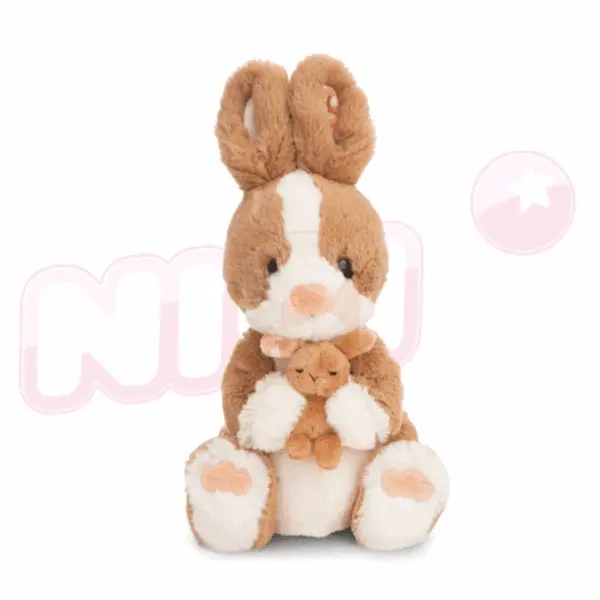 NICI赫薩拉兔子親子坐姿玩偶/ 25cm