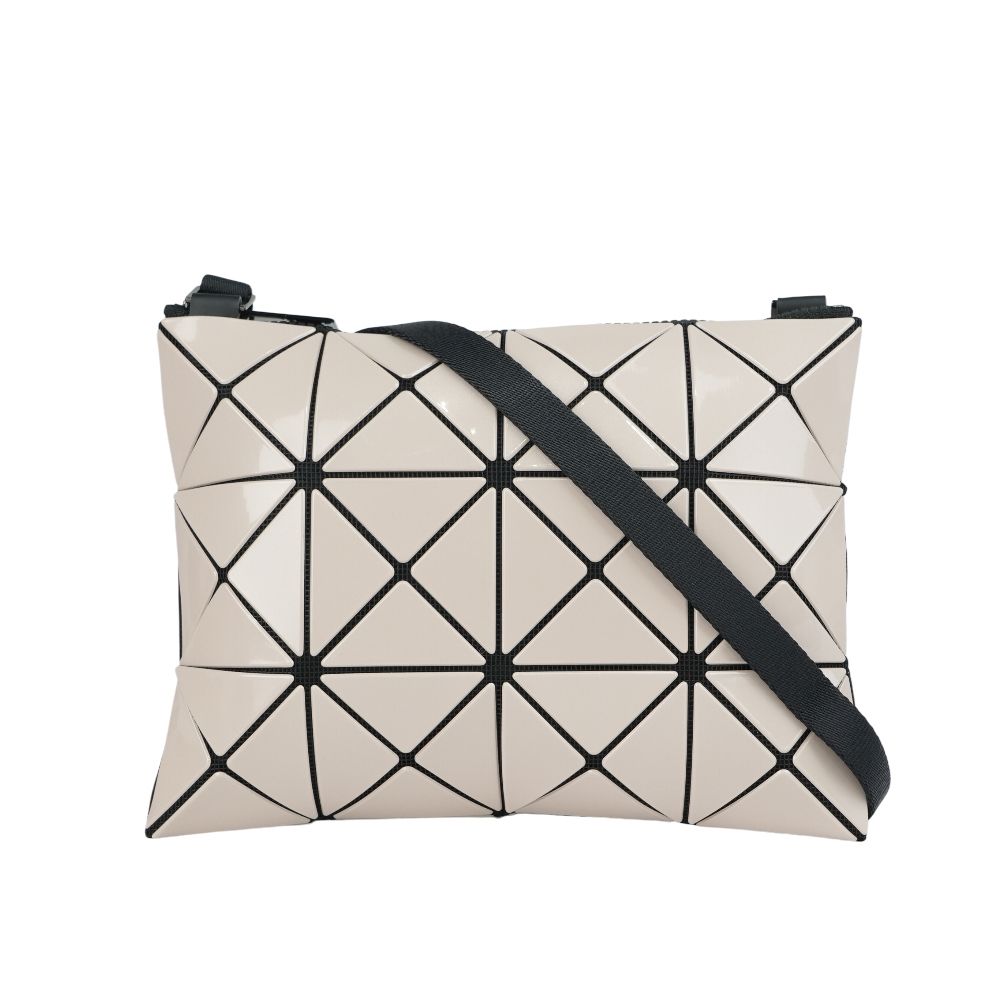 【ISSEY MIYAKE】BAO BAO LUCENT 3X4 亮面斜背包(杏粉色)/ 平行輸入