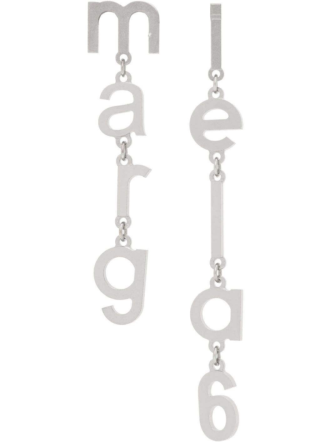MM6 LOGO字母耳環