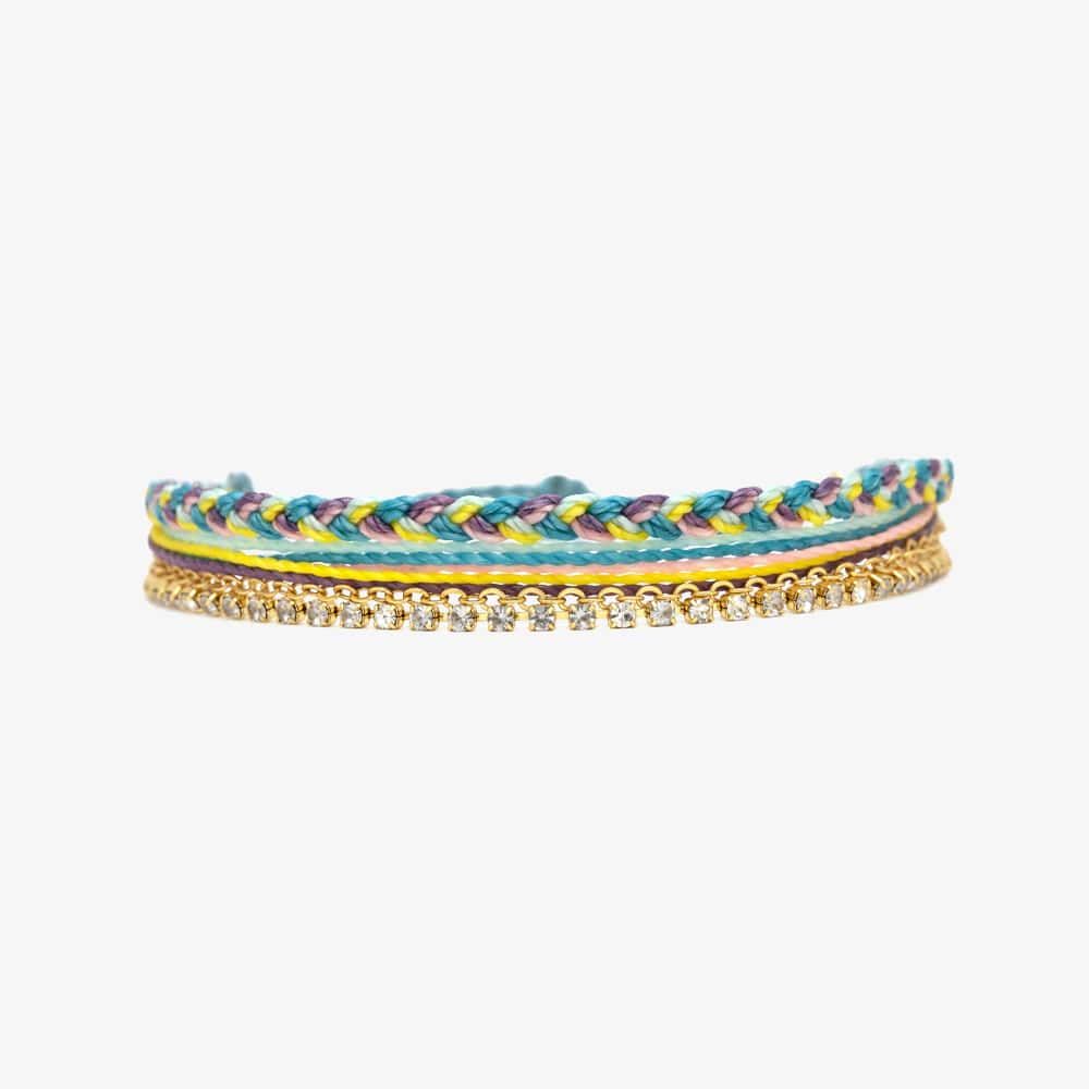 Pura Vida 美國手工 LAGUNA STRING & CHAIN拉古納鏈島時光金色手鍊