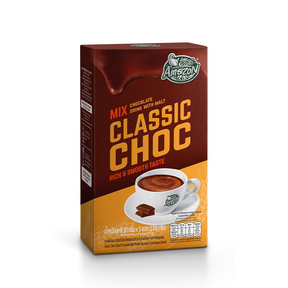 Café Amazon即溶麥芽可可飲品/ 5入/ 盒