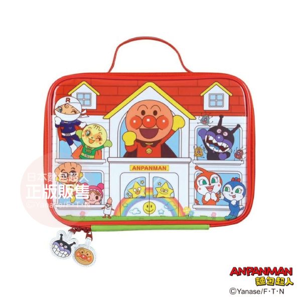 ANPANMAN麵包超人/ 最喜歡整理了筆袋 紅