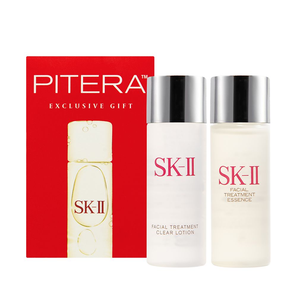 SK-II 經典兩件護膚組(青春露30ml+亮采化妝水30ml)_平行輸入