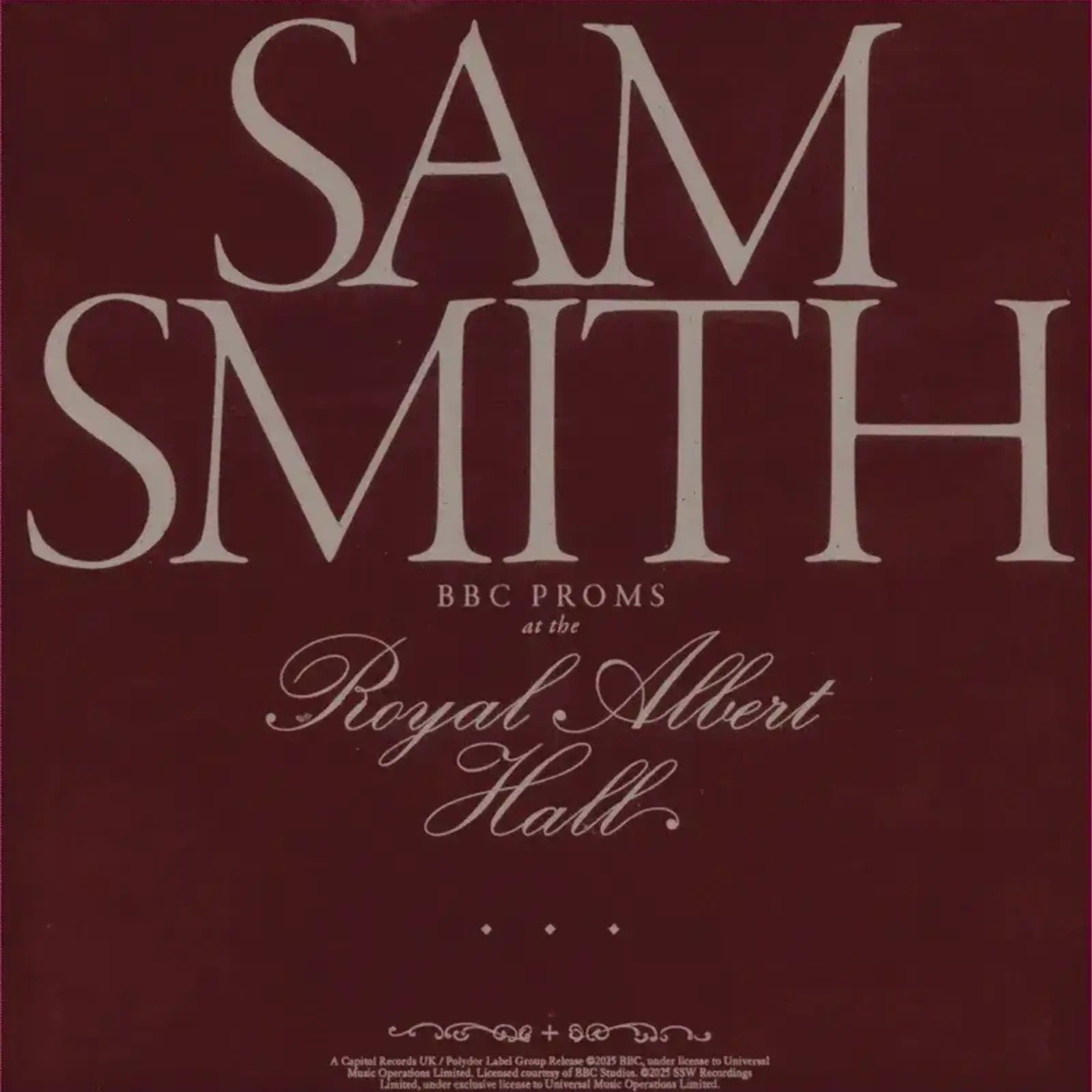 Sam Smith: BBC Proms At The Royal Albert Hall (2LP)