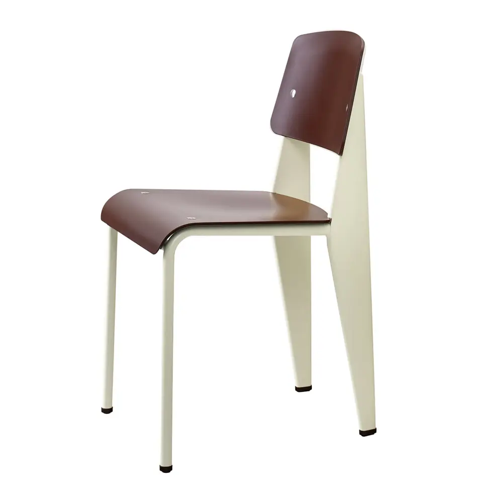 熱銷補貨➤北歐櫥窗/Vitra Standard 標準單椅 (胡桃木座面、亞麻白椅腳)
