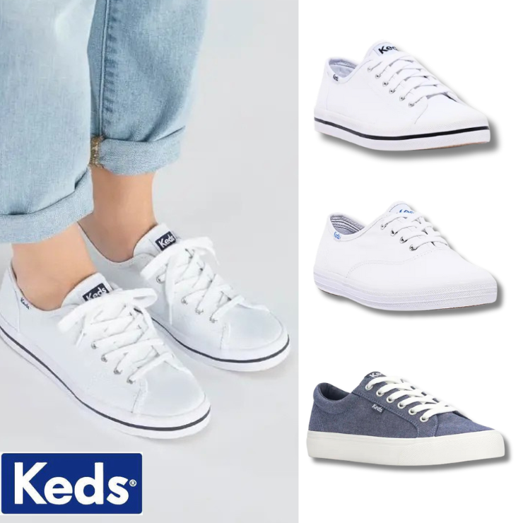 【KEDS】KICKSTART 經典帆布小白鞋 WF54682/ US7 (24cm)