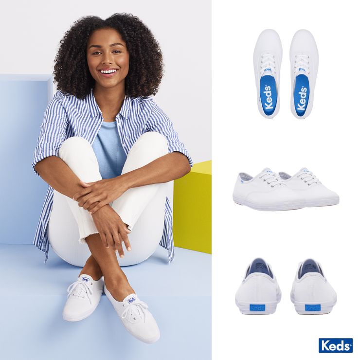 【KEDS】CHAMPION 品牌經典冠軍帆布鞋 WF34000/ US 8 (25cm)