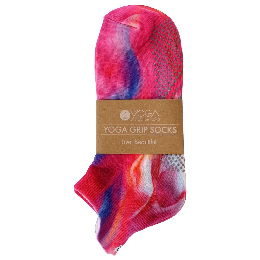 【Yoga Design Lab】Premium Yoga Grip Socks 瑜珈止滑襪/ Rose