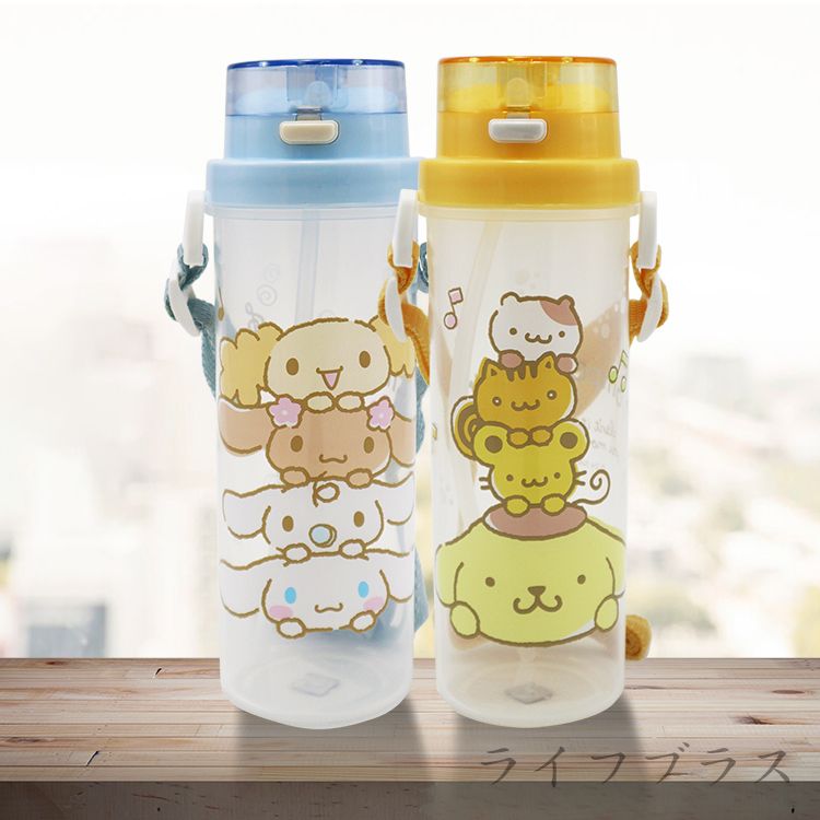 大耳狗喜拿 / 布丁狗-小巧吸管水壺-500ml-4入-混色混款銷售隨機出貨