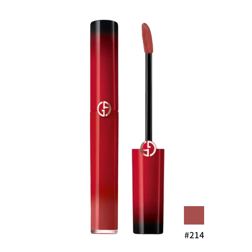GIORGIO ARMANI 奢華絲絨訂製唇萃 6.5ml/25週年限定版/平行輸入/ ＃214