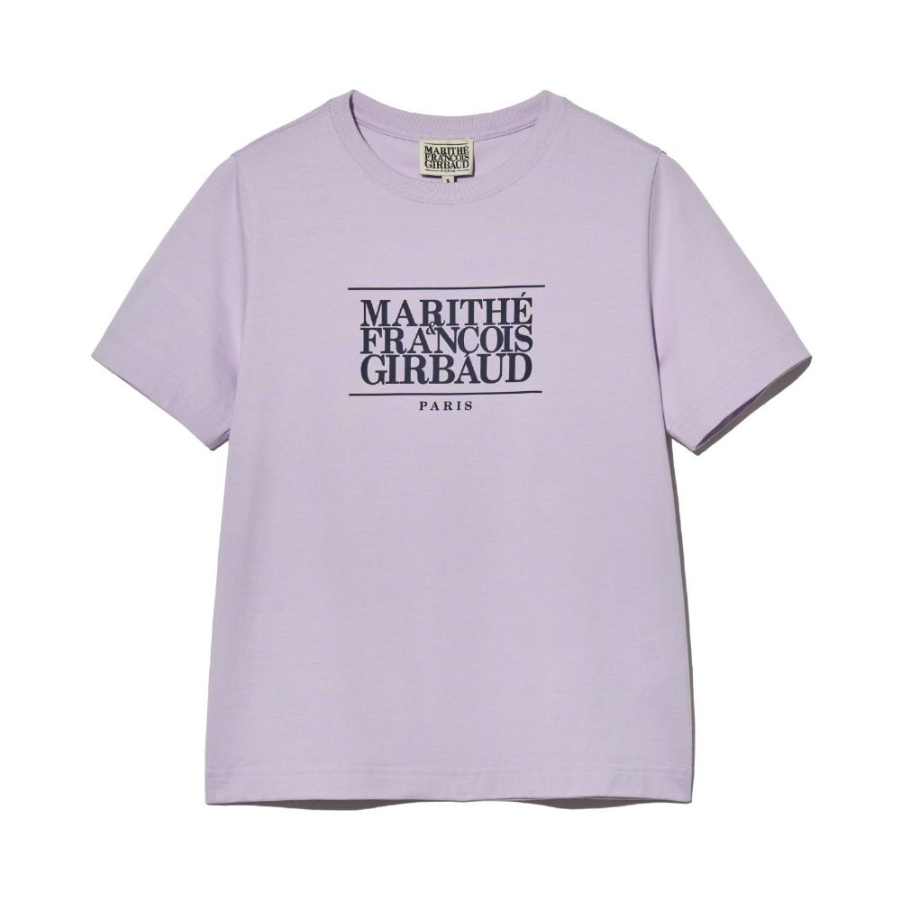MARITHÉ FRANÇOIS GIRBAUD W CLASSIC LOGO TEE 女款 經典短袖T恤 淺灰紫light purple/ S