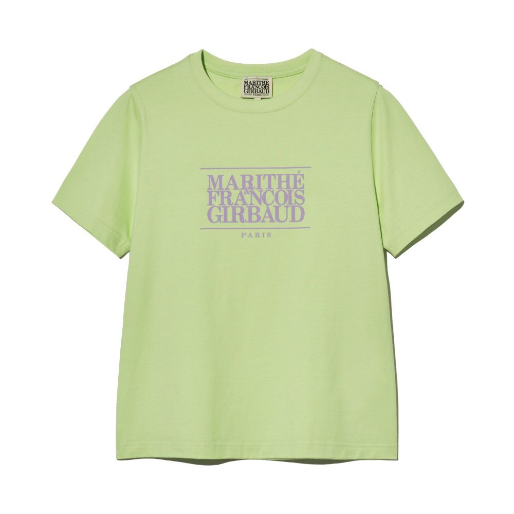 MARITHÉ FRANÇOIS GIRBAUD W CLASSIC LOGO TEE 女款 經典短袖T恤 淺綠色light green/ M