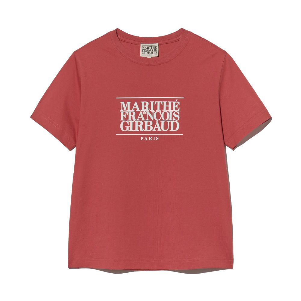 MARITHÉ FRANÇOIS GIRBAUD W CLASSIC LOGO TEE 女款 經典短袖T恤 紅色red/ M