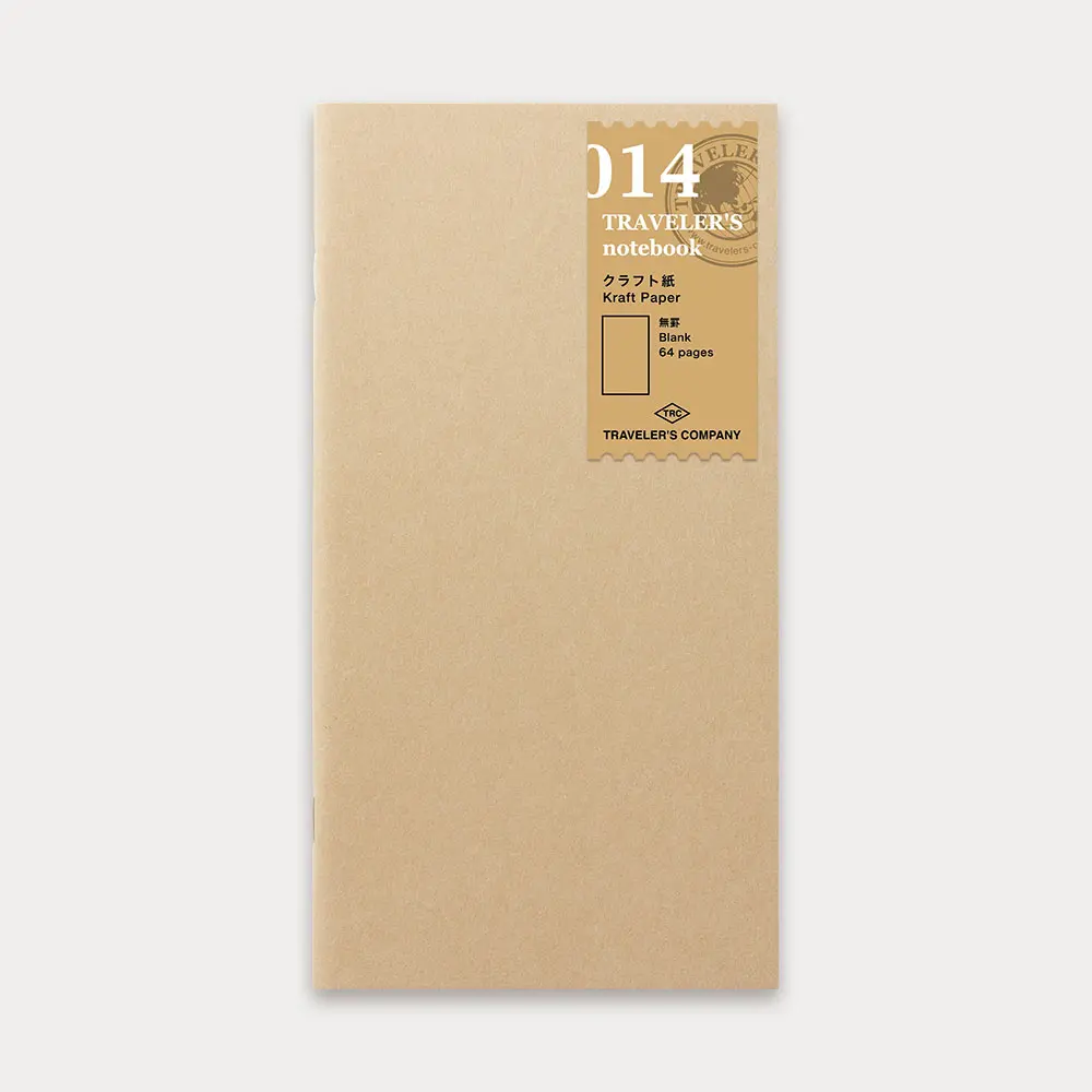 日本 TRAVELER'S COMPANY TRAVELER'S notebook 014 旅人手帳牛皮紙內頁