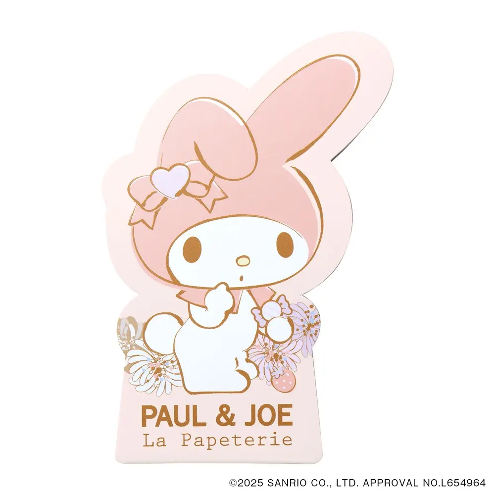 日本 PAUL & JOE La Papeterie X My Melody 造型便條紙/ 粉