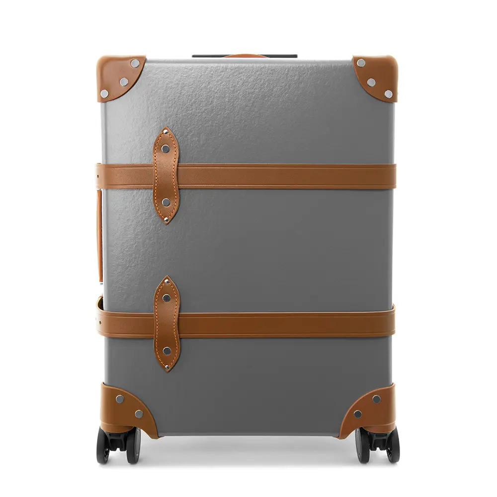 Globe-Trotter Centenary 21吋四輪登機箱(灰/焦糖棕/銀)
