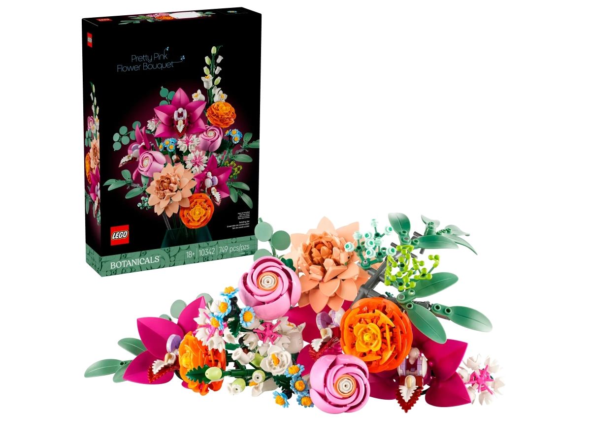 LEGO樂高積木/ 花卉/ 10342/ Botanicals優雅粉紅花束