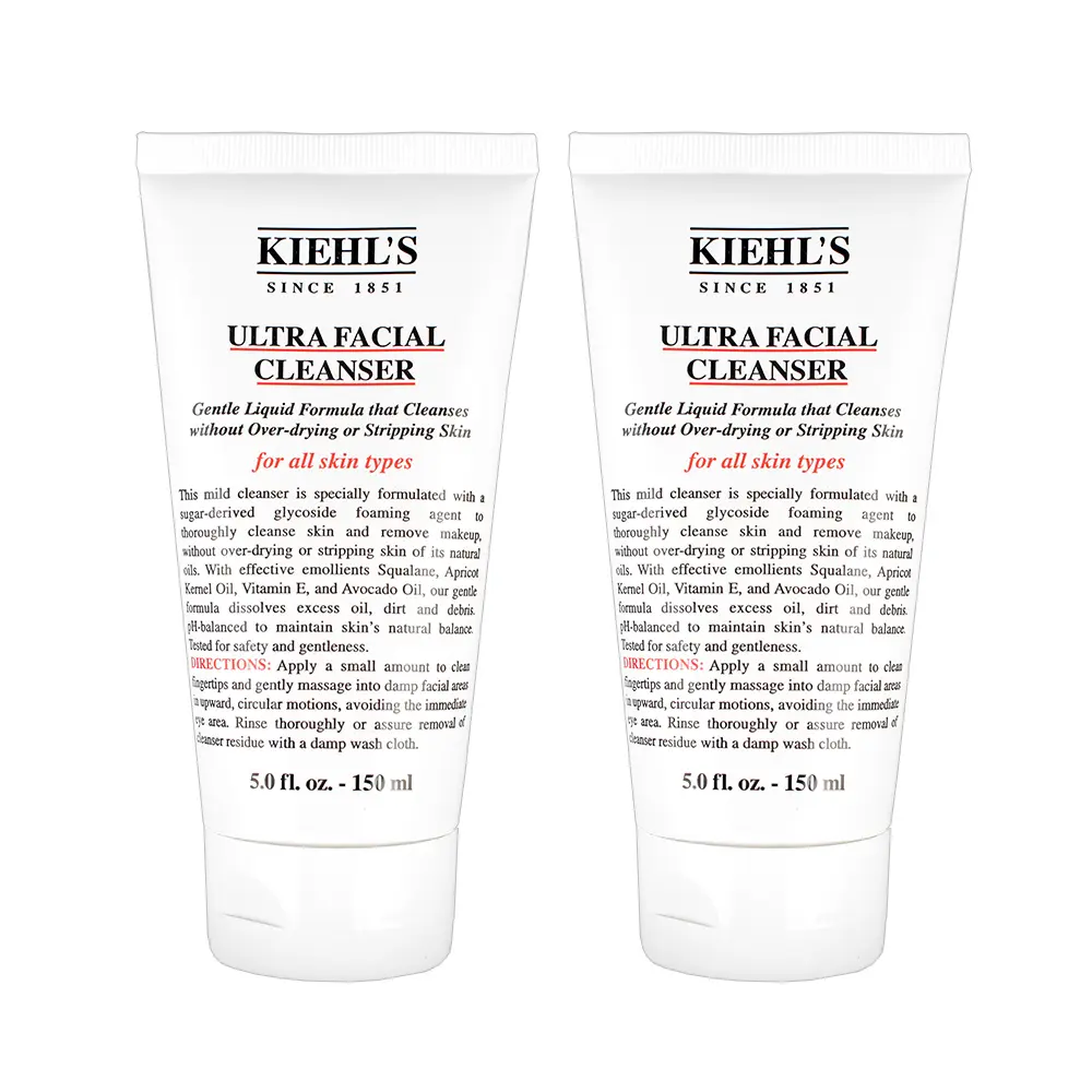 KIEHL'S契爾氏 冰河保濕潔面乳(150ml) 2入組_平行輸入