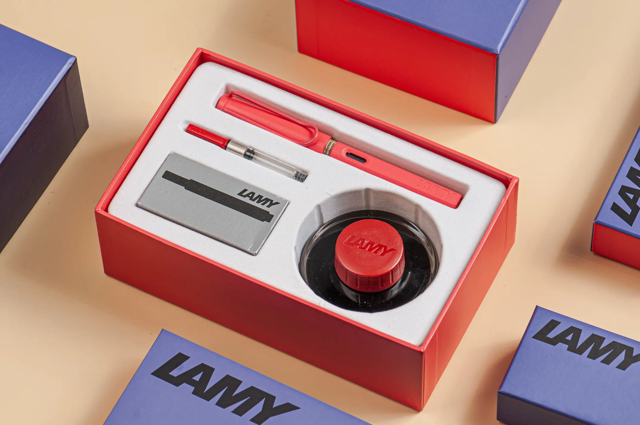 LAMY Safari狩獵者鋼筆禮盒/ 2025限量/ Sunset日落紅