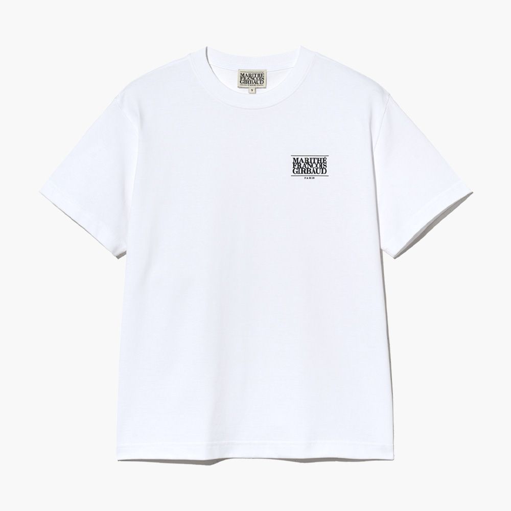 MARITHÉ FRANÇOIS GIRBAUD/ AEROCOOL CLASSIC LOGO TEE 中性款 涼感透氣經典短袖T恤 白色white/ M
