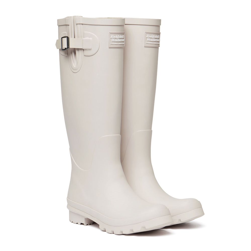 韓國 ROCKFISH NEW ORIGINAL RAIN BOOTS LONG 女款 經典霧面長筒雨靴 八色/ 象牙白IVORY/ 240-245mm